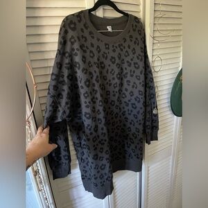 Old Navy Leopard Print Sweatshirt